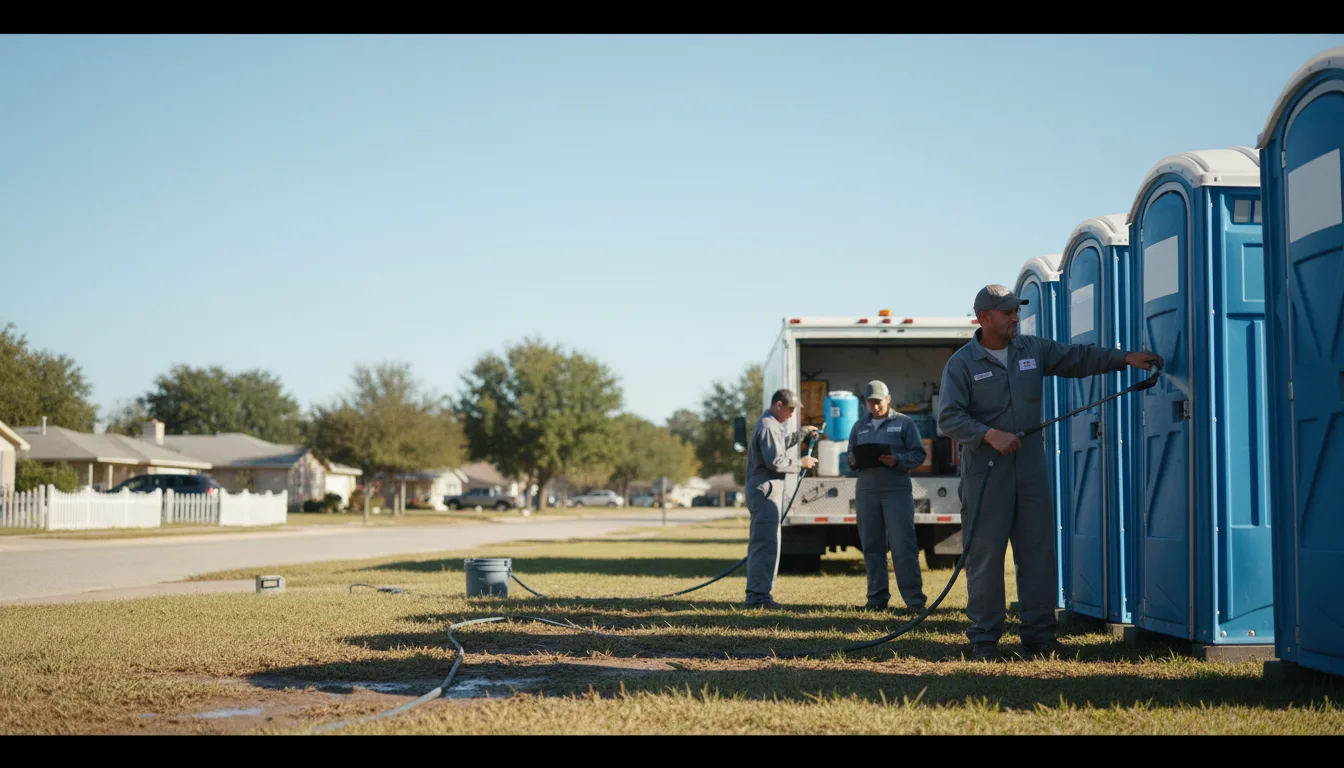 Long-Term Portable Toilet Rental in Kingston, OK near me